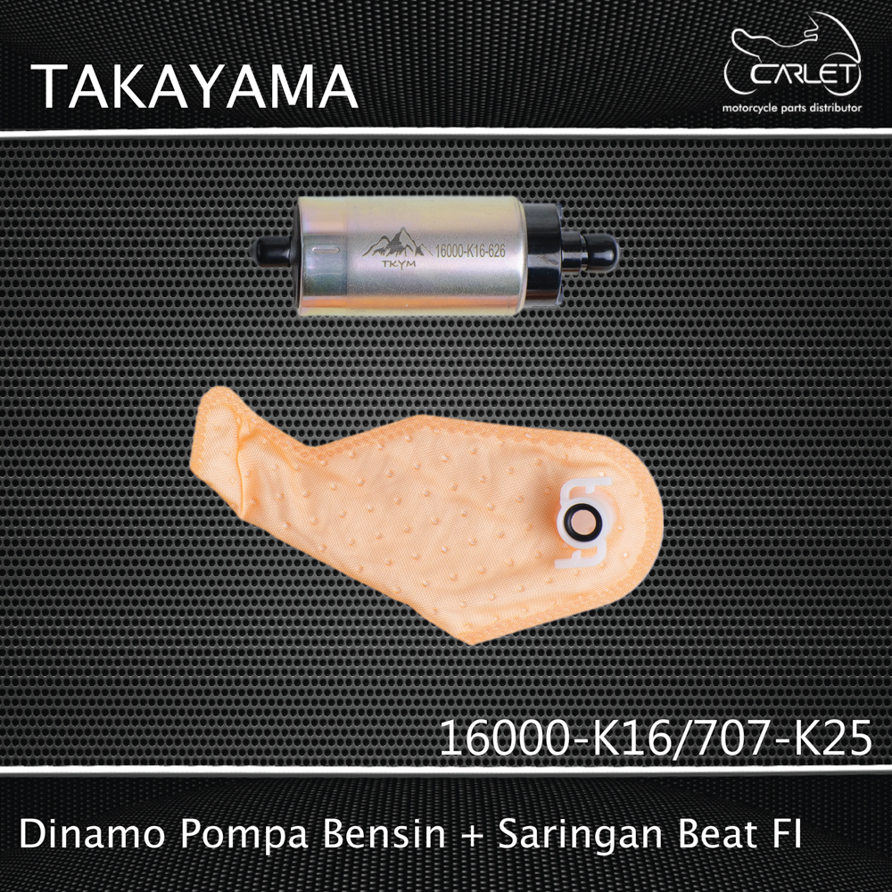 Takayama Dinamo Pompa Bensin / Rotak K16 Beat FI (+Filter Saringan)